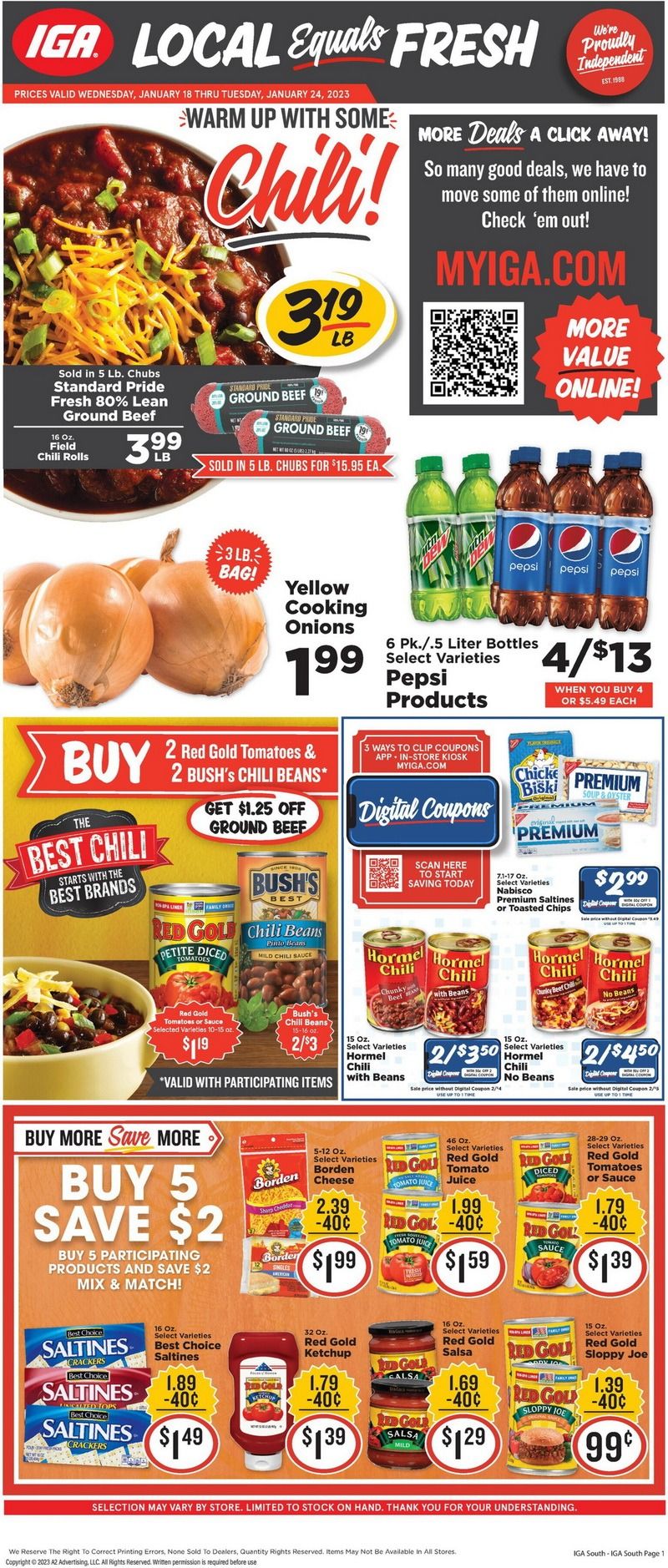 IGA Weekly Ad Jan 18 Jan 24, 2023