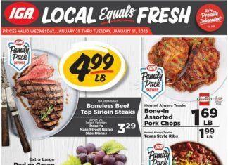 IGA Weekly Ad Jan 25 – Jan 31, 2023
