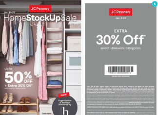 JCPenney Home StockUp Sale Jan 05 – Jan 22, 2023