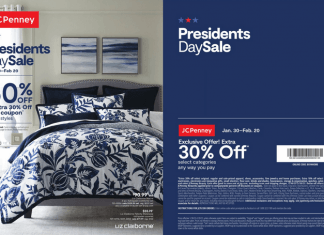 JCPenney Presidents Day Sale Jan 30 – Feb 20, 2023