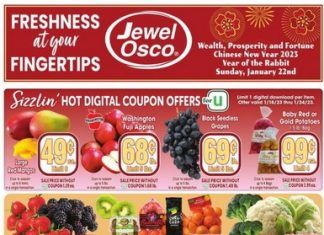 Jewel Osco Weekly Ad Jan 18 – Jan 24, 2023