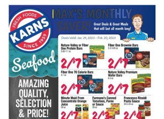Karns Quality Foods Monthly Ad Jan 24 – Feb 20, 2023