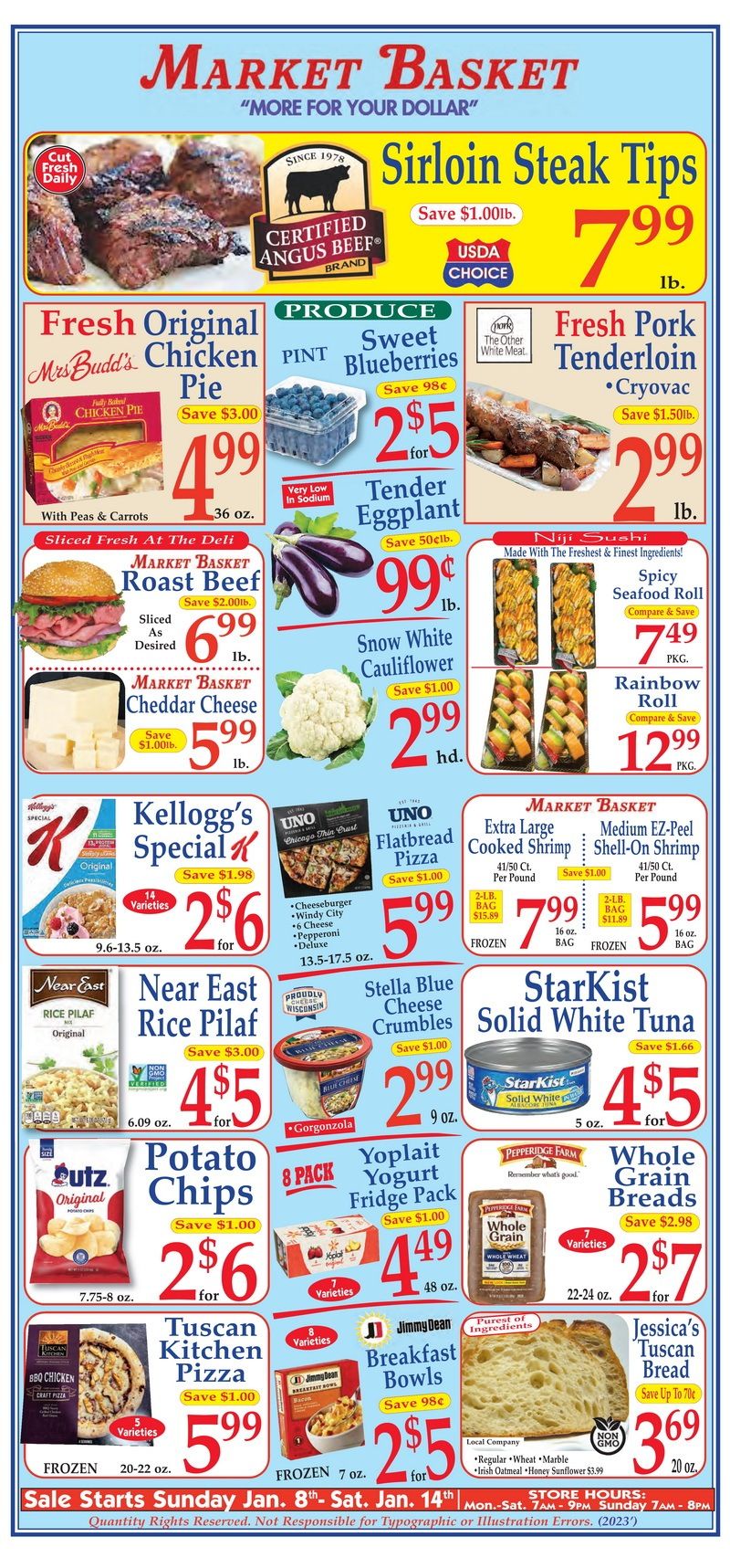 Market Basket Weekly Flyer Jan 08 Jan 14, 2023