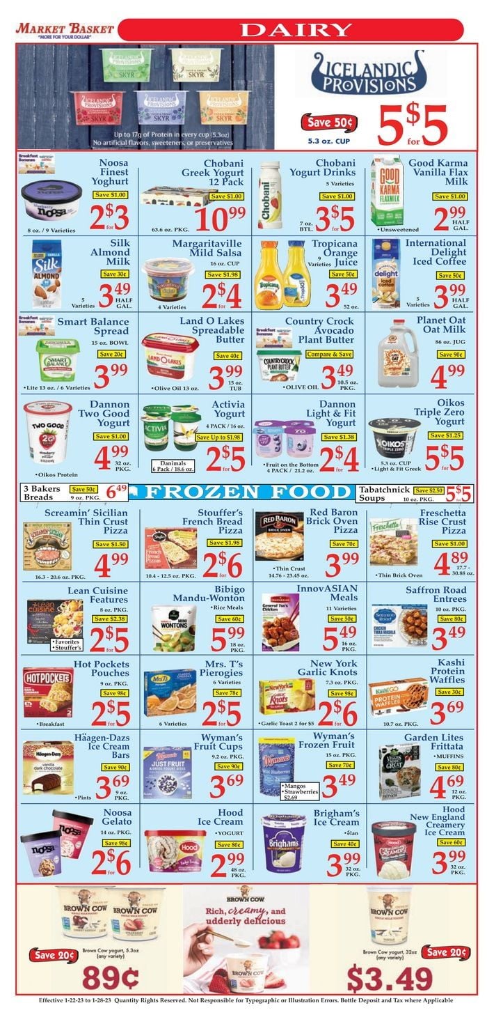 Market Basket Weekly Flyer Jan 22 Jan 28, 2023