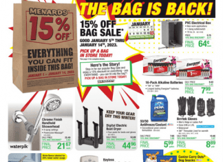 Menards Big Sale Ad Jan 05 – Jan 14, 2023
