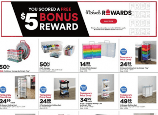 Michaels Weekly Ad Jan 01 – Jan 07, 2023