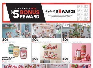 Michaels Weekly Ad Jan 22 – Jan 28, 2023 (Valentine’s Day Promotion Included)