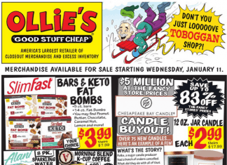 Ollie’s Weekly Ad Jan 11 – Jan 18, 2023