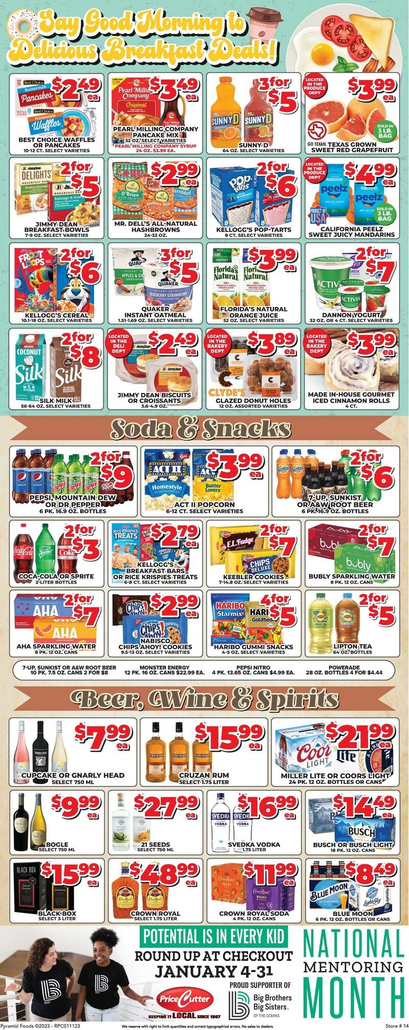 Price Cutter Weekly Ad Jan 11 Jan 17, 2023