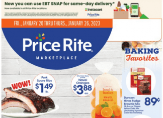 Price Rite Weekly Flyer Jan 20 – Jan 26, 2023
