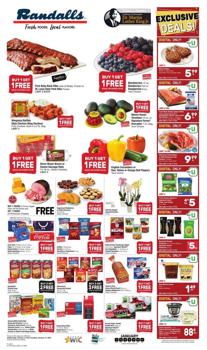 Randalls Weekly Ad Jan 11 Jan 17, 2023