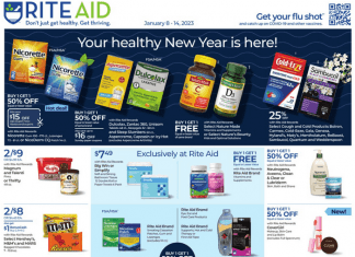 Rite Aid Weekly Ad Jan 08 – Jan 14, 2023