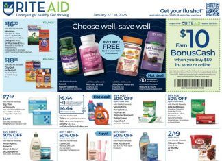 Rite Aid Weekly Ad Jan 22 – Jan 28, 2023