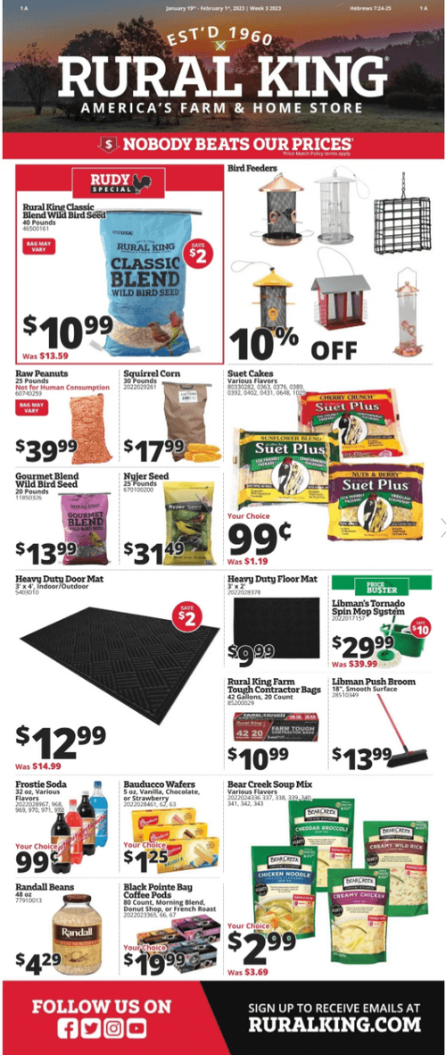 Rural King Weekly Ad Jan 19 Feb 01, 2023