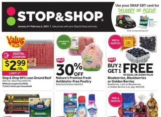 Stop & Shop Weekly Ad Jan 27 – Feb 02, 2023