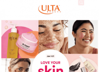 Ulta Beauty Love Your Skin Event Ad Jan 01 – Jan 21, 2023