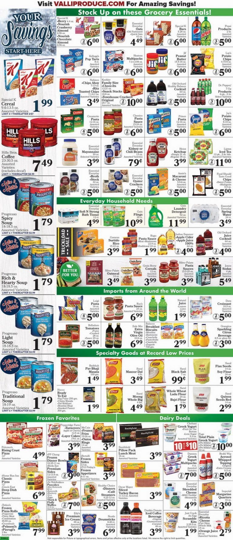 Valli Produce Weekly Ad Jan 11 Jan 17, 2023