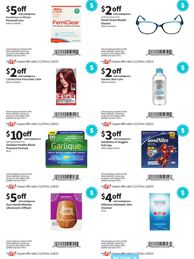 Walgreens January Savings Ad Jan 01 – Jan 28, 2023
