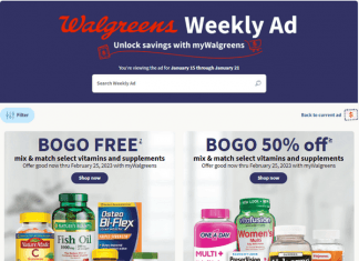 Walgreens Weekly Ad Jan 15 – Jan 21, 2023