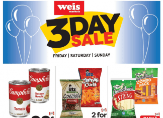 Weis Markets Three Day Ad Jan 06 – Jan 08, 2023