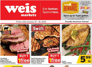 Weis Markets Weekly Ad Jan 12 – Jan 18, 2023