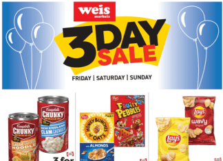Weis Markets Three Day Ad Jan 13 – Jan 15, 2023