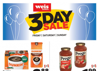 Weis Markets Three Day Ad Jan 20 – Jan 22, 2023