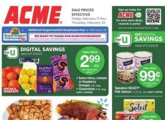 ACME Weekly Ad Feb 17 – Feb 23, 2023