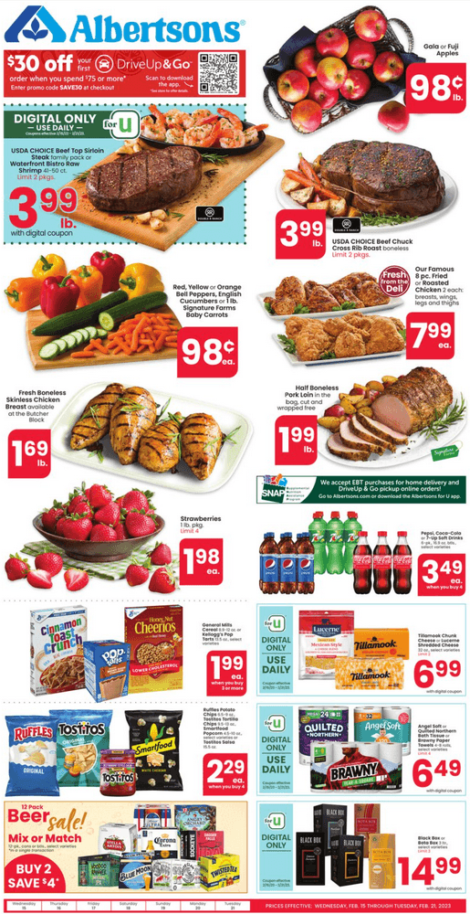 Albertsons Weekly Ad Feb 15 Feb 21, 2023