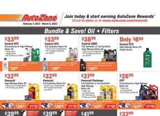 AutoZone Monthly Ad Feb 07 – Mar 06, 2023