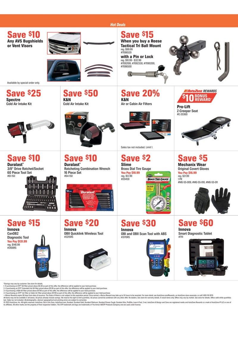 AutoZone Monthly Ad Feb 07 Mar 06, 2023