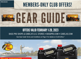 Bass Pro Shops February Gear Guide Feb 01 – Feb 28, 2023