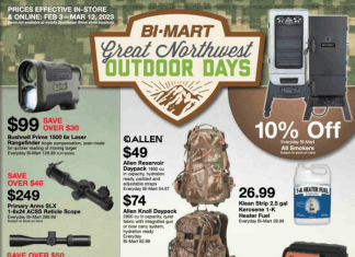 Bi-Mart Great Northwest Outdoor Days Savings Guide Feb 03 – Mar 12, 2023