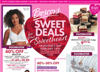 Boscov’s Weekly Ad Feb 09 – Feb 15, 2023 (Valentine’s Day Promotion Included)