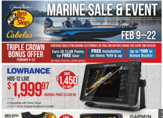 Cabela’s Marine Sale & Event Ad Feb 09 – Feb 22, 2023