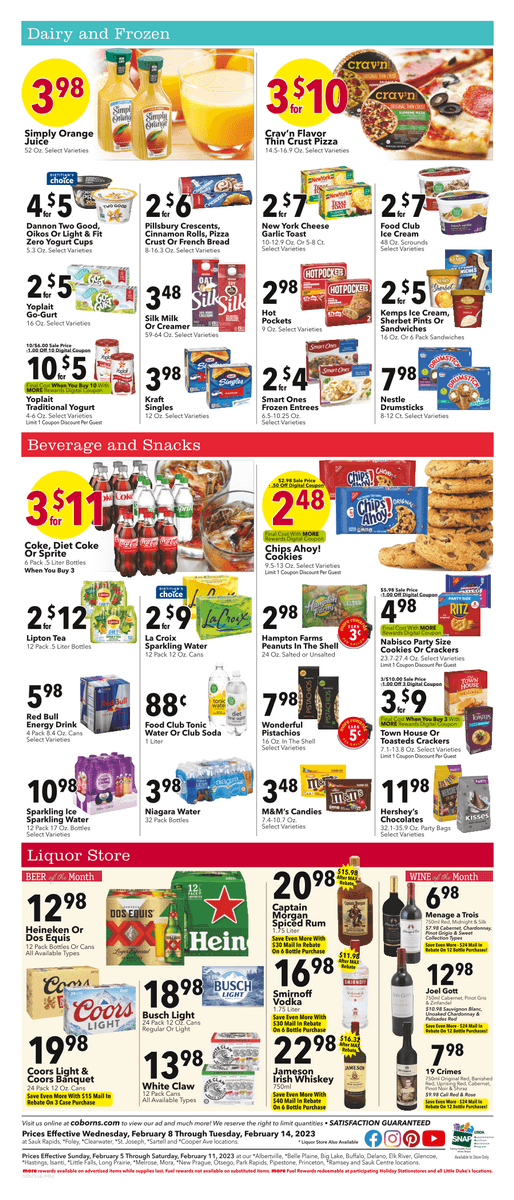 Coborn's Weekly Ad Feb 09 – Feb 15, 2023 (Valentine's Day Sale Included)