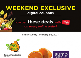 Cub Foods Weekend Exclusive Sale Feb 03 – Feb 05, 2023