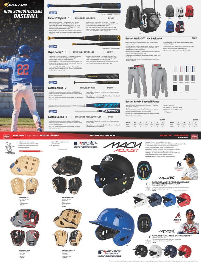 Dunham's Sports Baseball/Softball Gear Guide Feb 16 May 24, 2023