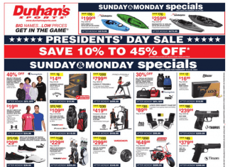Dunham’s Sports Weekly Ad Feb 18 – Feb 23, 2023