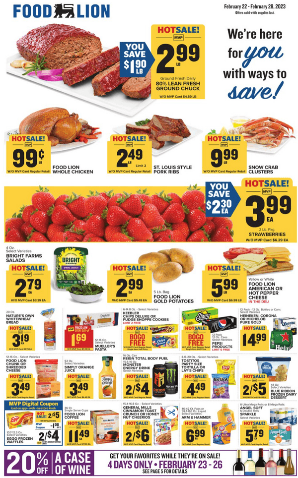 Food Lion Weekly Ad Feb 22 Feb 28, 2023