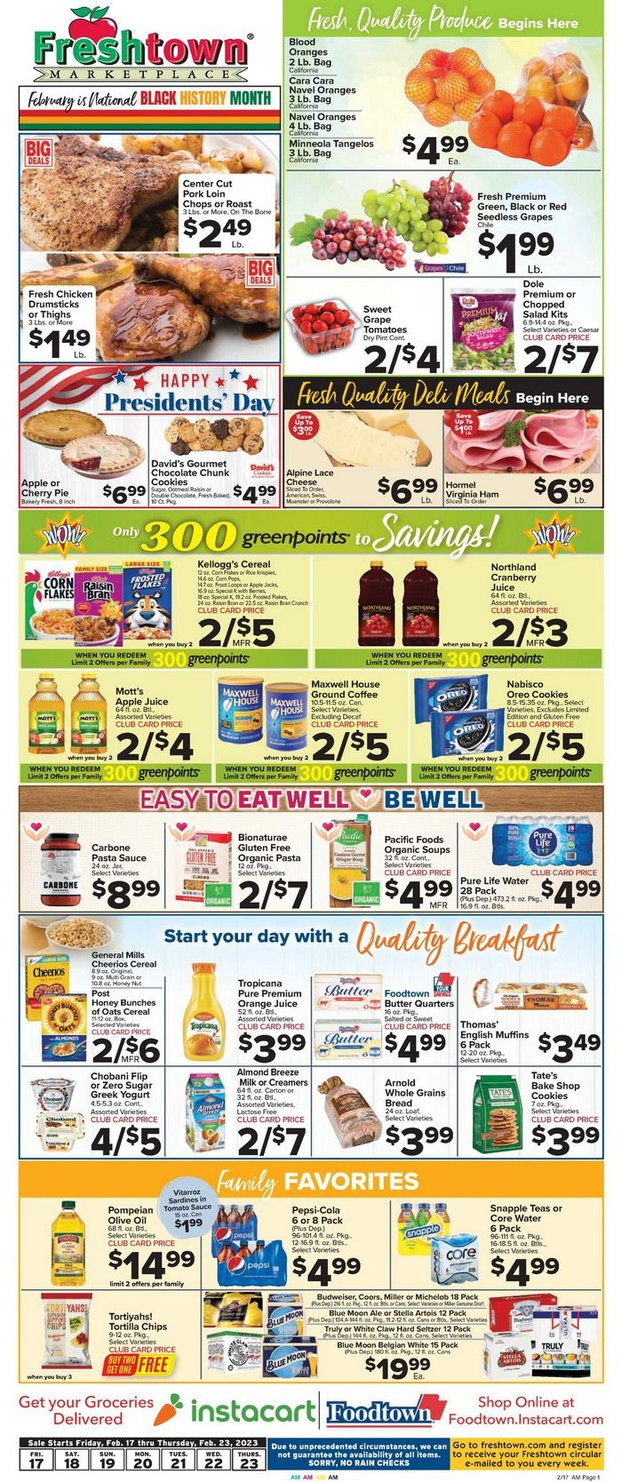 Foodtown Weekly Ad Feb 17 – Feb 23, 2023