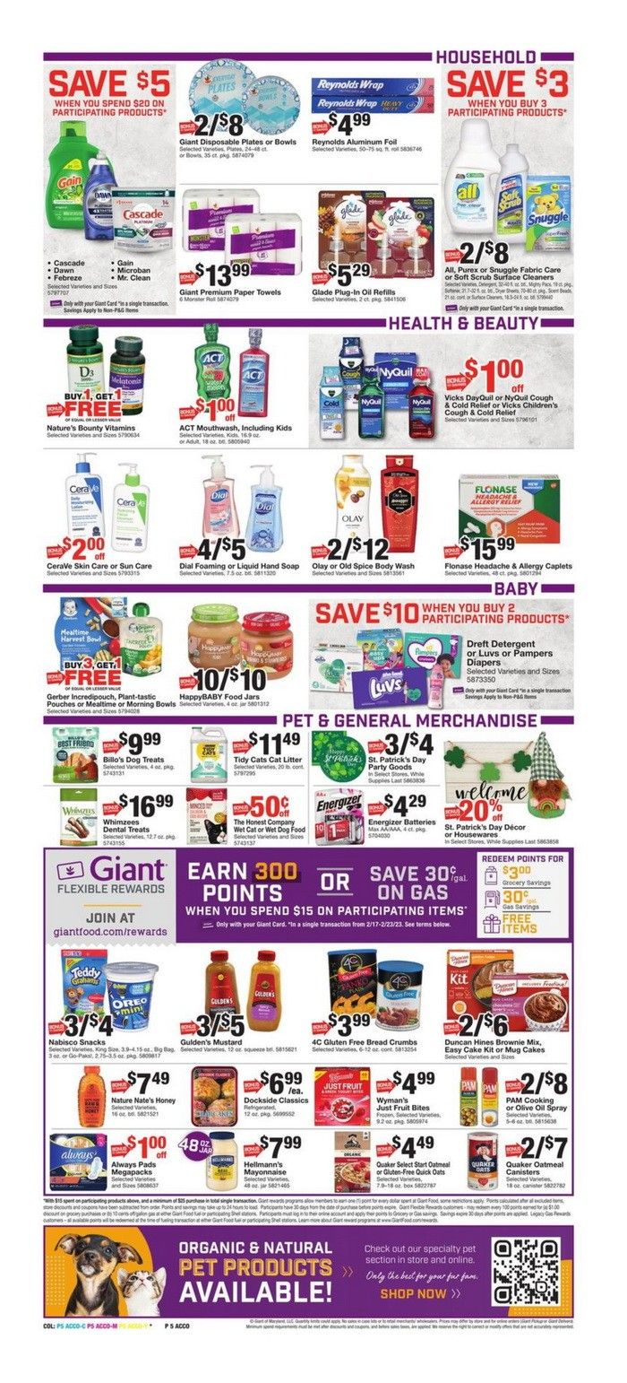 Giant Food Weekly Ad Feb 17 Feb 23, 2023