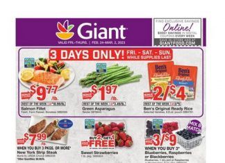Giant Food Weekly Ad Feb 24 – Mar 02, 2023