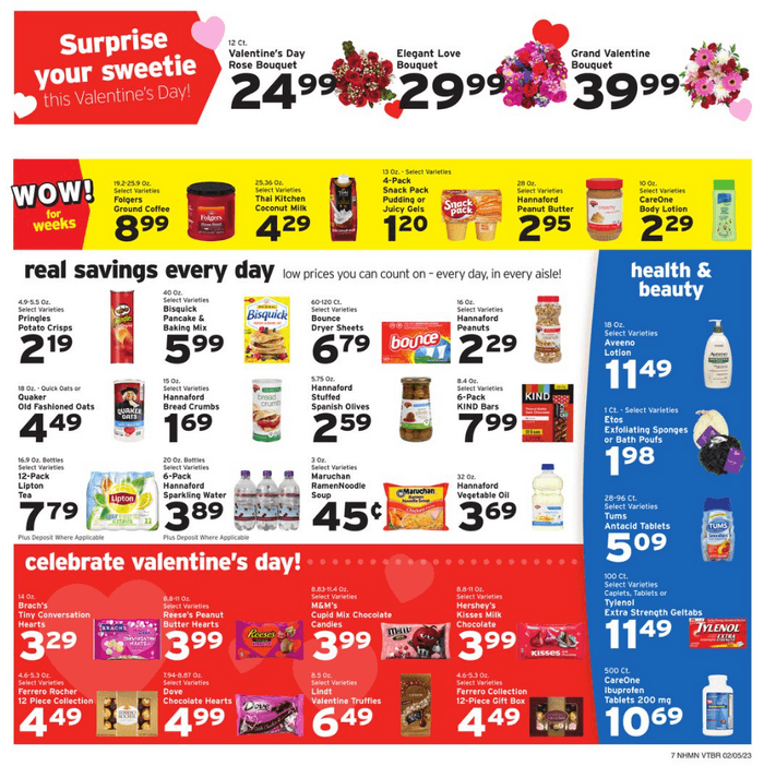 Hannaford Weekly Ad Feb 05 Feb 11, 2023 (Valentine's Day Promotion