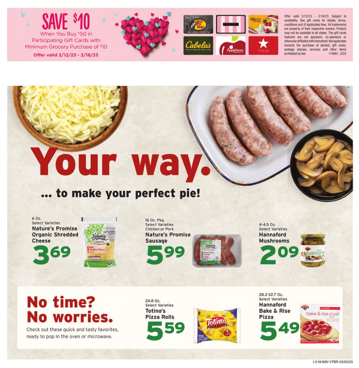 Hannaford Weekly Ad Feb 05 Feb 11, 2023 (Valentine's Day Promotion