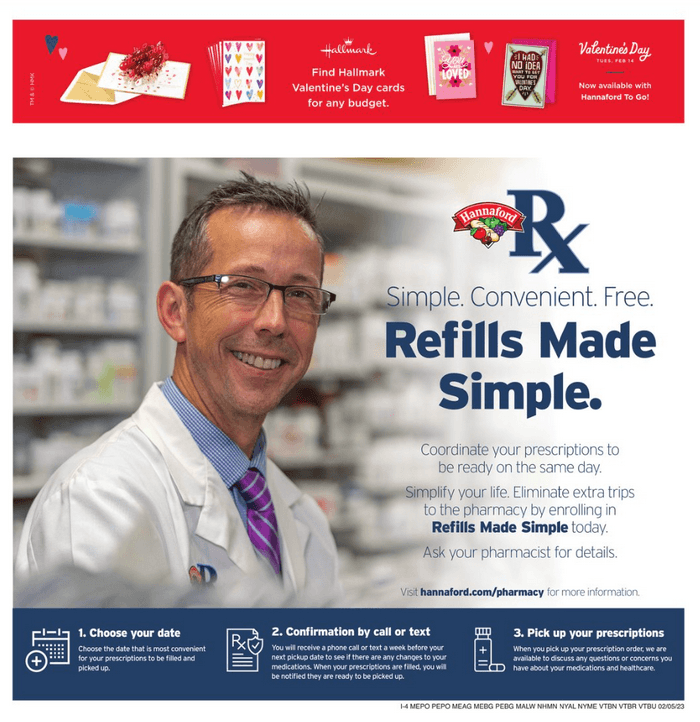 Hannaford Weekly Ad Feb 05 Feb 11, 2023 (Valentine's Day Promotion