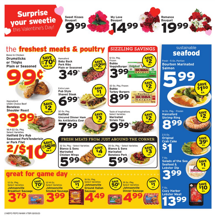 Hannaford Weekly Ad Feb 05 Feb 11, 2023 (Valentine's Day Promotion