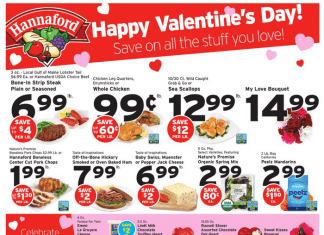 Hannaford Weekly Ad Feb 12 – Feb 18, 2023 (Valentine’s Day Promotion Included)