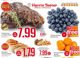 Harris Teeter Weekly Ad Feb 15 – Feb 21, 2023