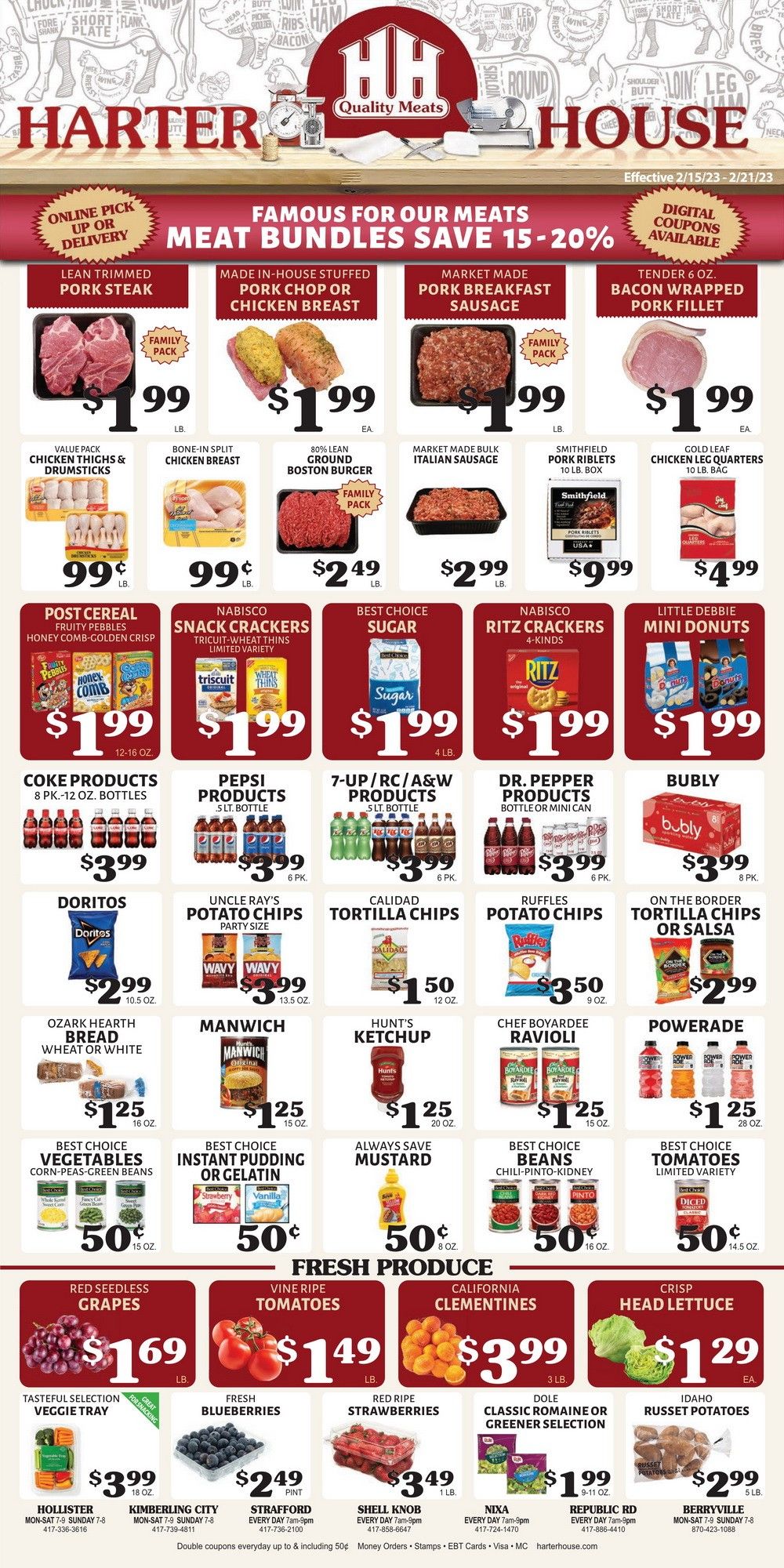 Harter House Weekly Ad Feb 15 Feb 21, 2023